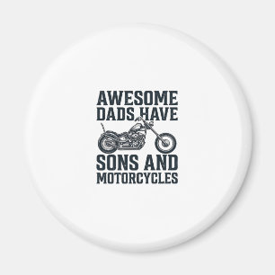 Imán Los papás increíbles tienen hijos y motocicletas D