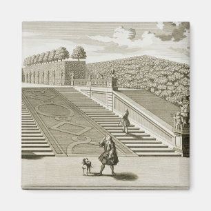Imán Los pasos a la terraza del jardín, palacio del