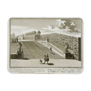 Imán Los pasos a la terraza del jardín, palacio del