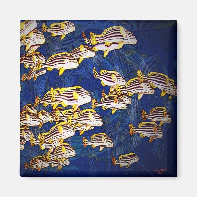 Imán Los peces (Frente)