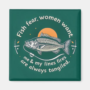 Imán Los peces temen y las mujeres quieren