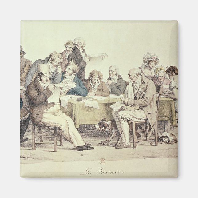 Imán Los periódicos (Frente)