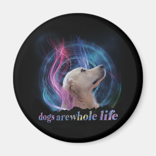 Imán Los Perros Son Todo Coloridos.