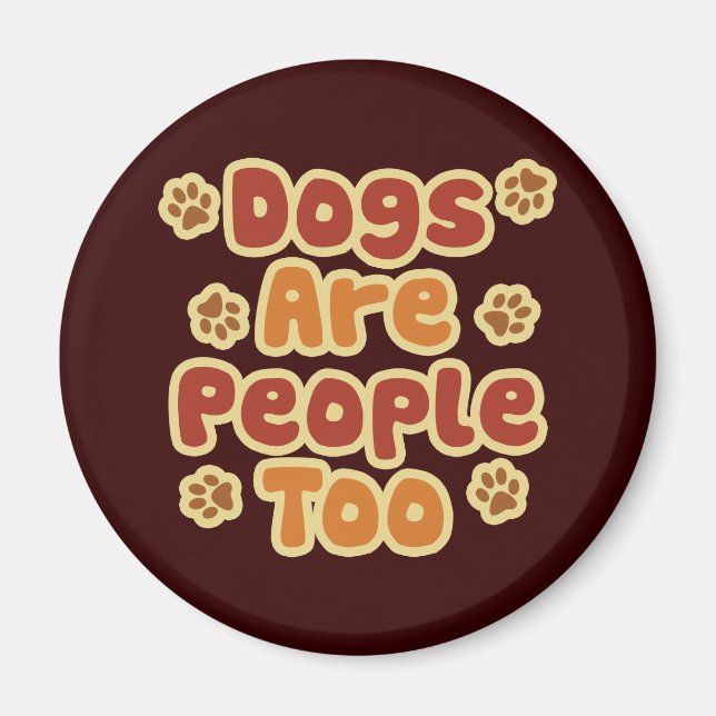 Imán Los perros también son personas (Frente)