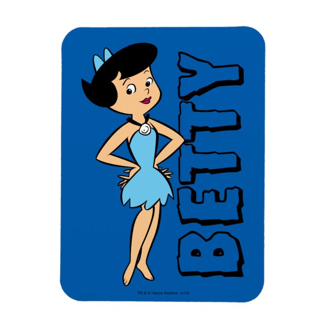Imán Los Picapiedra | Betty Rubble (Vertical)