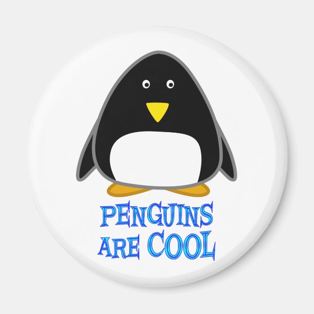 Imán Los pingüinos son Guay (Frente)