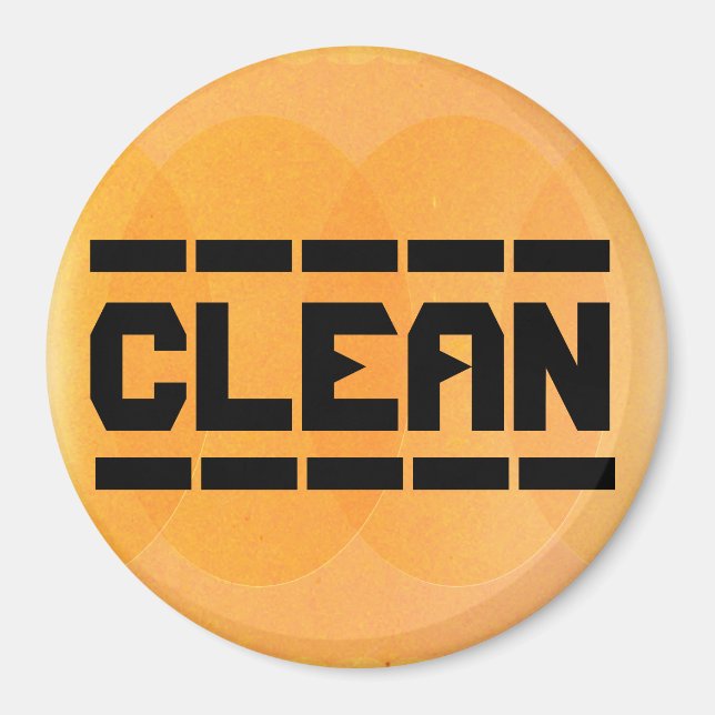 Imán Los Platos Están Limpios (Frente)