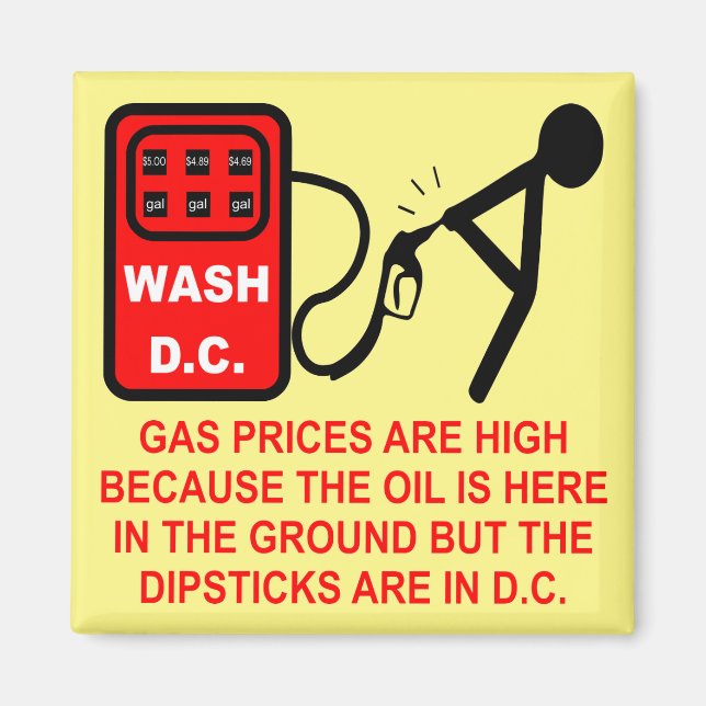 Imán Los Precios Del Gas Son Altos Porque Los Dipsticer (Frente)