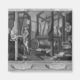 Imán Los 'Prentices compañeros en sus telares