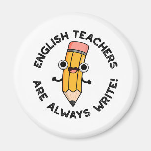 Imán Los profesores de inglés escriben siempre un lapic
