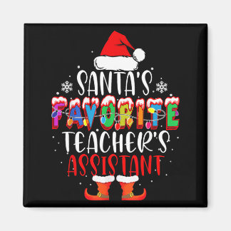 Imán Los profesores favoritos de Santa Navidad divertid