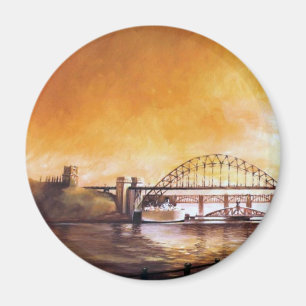 Imán Los puentes, Newcastle upon Tyne Magnet