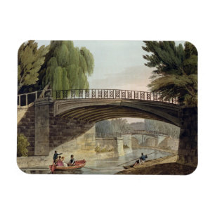 Imán Los puentes sobre el canal en los jardines de