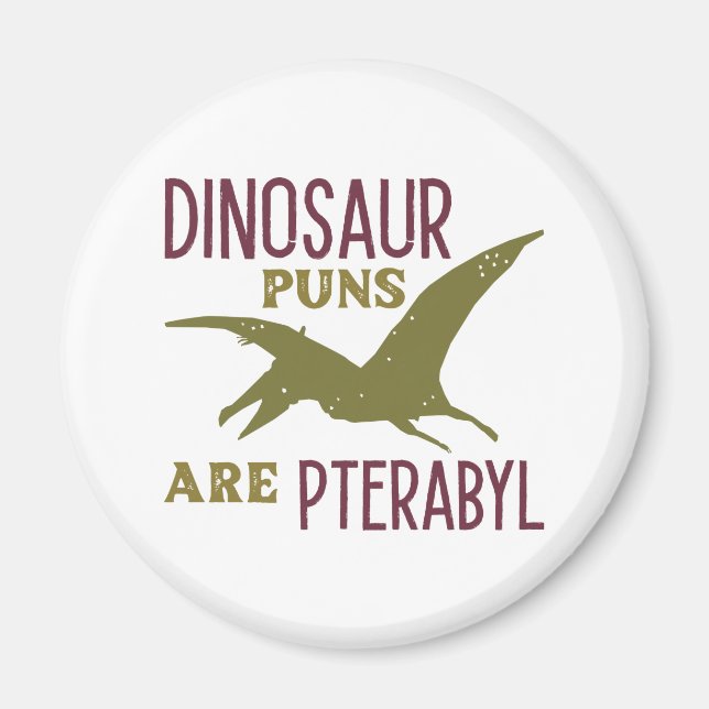 Imán Los Punteros De Dinosaurio Son Pterabyl (Frente)