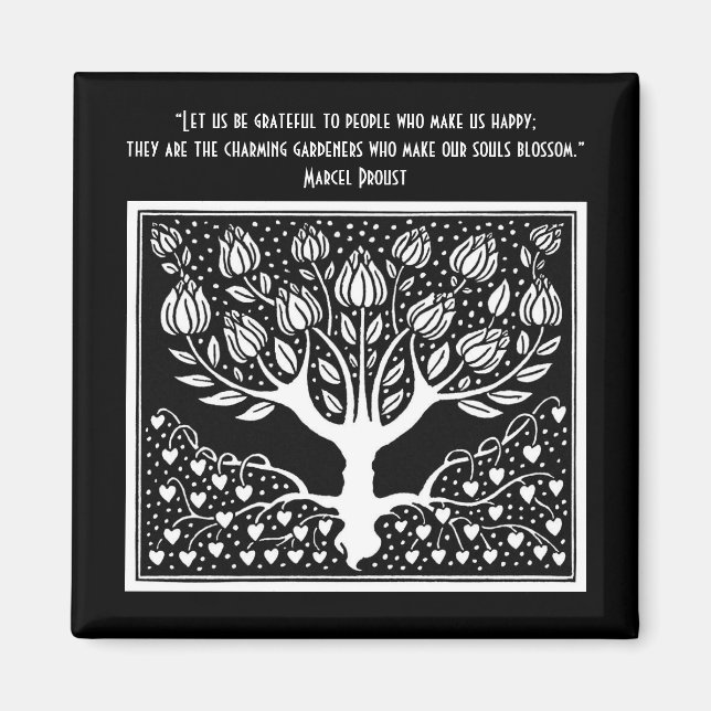 Imán Los que hacen que el alma florezca (Frente)