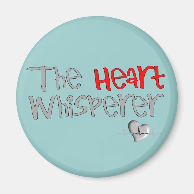 Imán Los regalos del cardiólogo "The Heart Whisperer" (Frente)