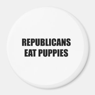 Imán Los republicanos comen cachorros