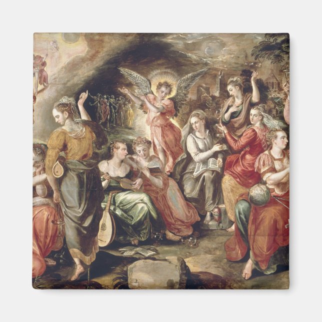 Imán Los sabios y las tontas vírgenes (Frente)