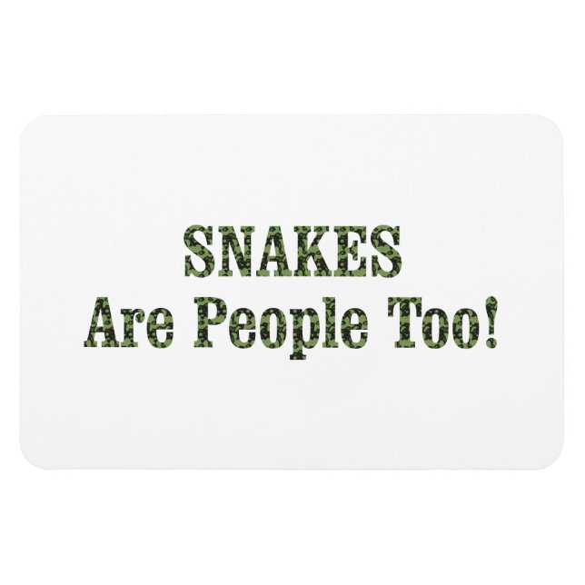 Imán ¡Los SNAKES También Son Gente! (Horizontal)