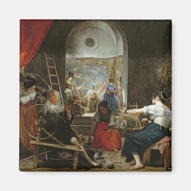 Imán Los Spinners, o la fábula de Aracne, 1657 (Frente)