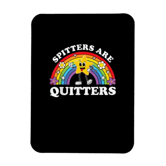 Imán Los Spitters Son Quitters De Edgia Inapropiada Hum (Vertical)