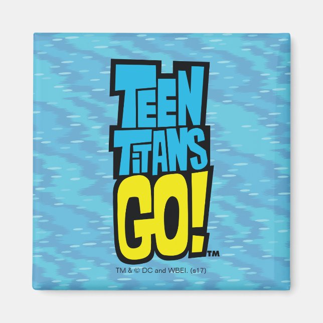 Imán ¡Los titanes adolescentes se van! | Logotipo (Frente)