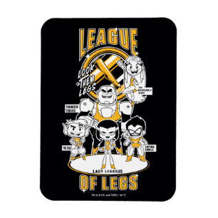 Imán ¡Los titanes adolescentes van! liga del   de