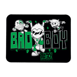 Imán ¡Los titanes adolescentes van! petirrojo, Cyborg,