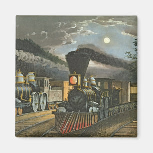 Imán Los trenes expresos del relámpago, 1863