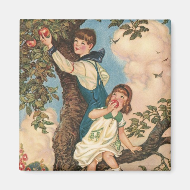 Imán Los trepadores de árboles (Frente)