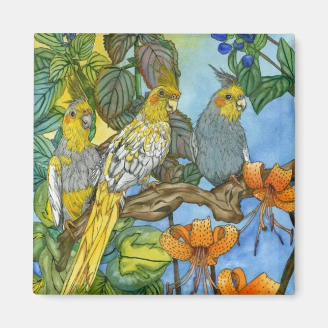 Imán Los Tres Muskatiels (Frente)