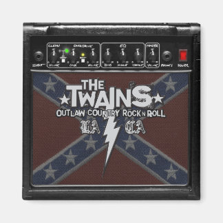 Imán ¡Los TWAINS Dixie Amp Magnet!