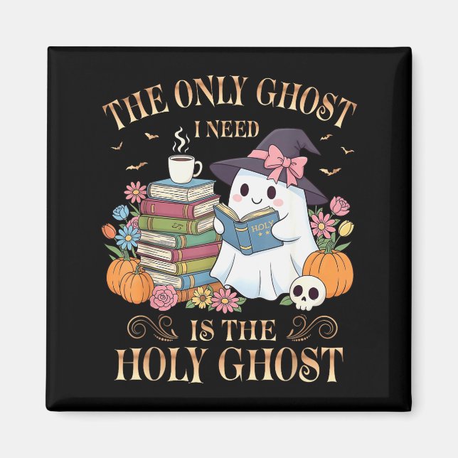 Imán Los únicos fantasmas que necesito son los libros d (Frente)