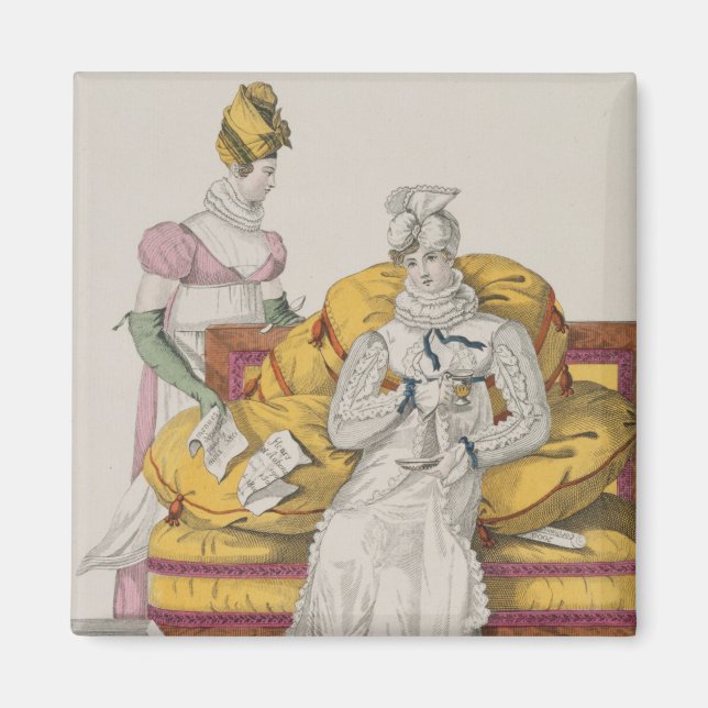 Imán Los Vapores o el Día de las Cuentas, plato 62 de L (Frente)