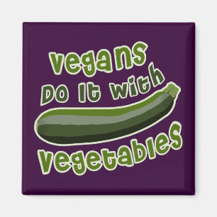 Imán Los veganos lo hacen con las verduras