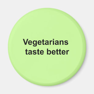 Imán Los vegetarianos saben mejor