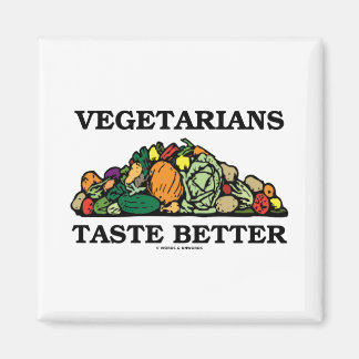Imán Los Vegetarianos Saborean Una Mejor Pila De Humor 