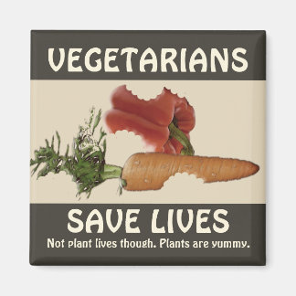 Imán Los vegetarianos salvan vidas