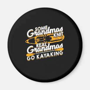 Imán Los verdaderos abuelos van a Kayak