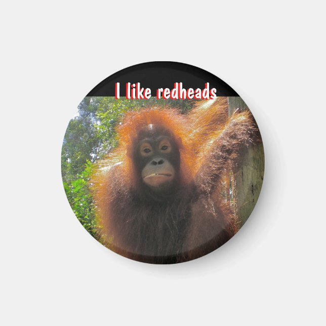 Imán Los verdaderos pelirrojos rompen (Frente)