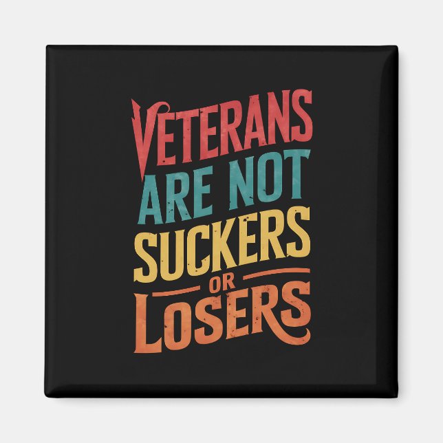 Imán Los Veteranos No Son Sumidores Ni Perdedores Que V (Frente)
