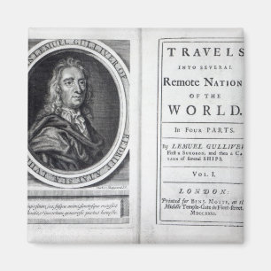 Imán Los "viajes de Gulliver" por Jonathan Swift, 1726