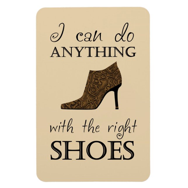 Imán Los Zapatos Correctos (Vertical)