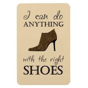 Imán Los zapatos de la derecha