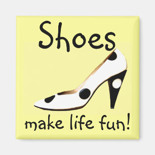 Imán Los zapatos se ríen la vida
