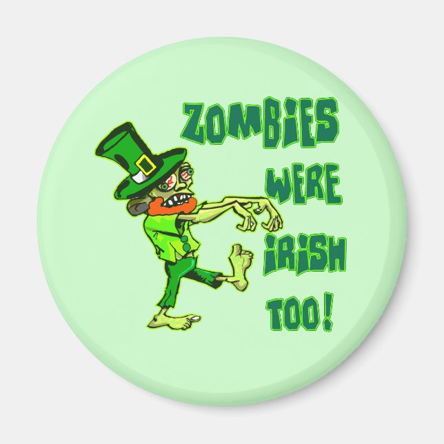 Imán ¡Los zombis también eran irlandeses! (Frente)