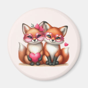 Imán Los zorros Naranjas cutáneos en el amor