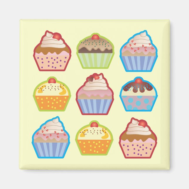 Imán Lotsa Cupcakes Magnet (Frente)