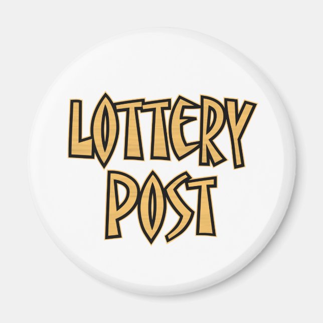 Imán Lottery Post Magnet (Frente)