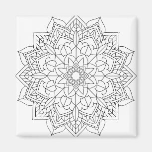 Imán Lotus Flower Mandala